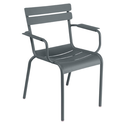 Fauteuil de patio empilable Luxembourg