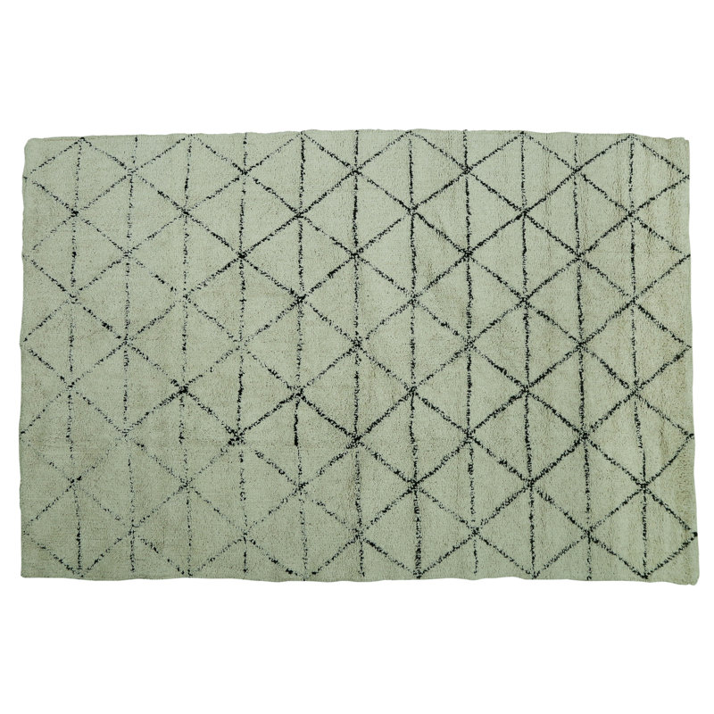 Deering Rectangle Geometric Shag, Rectangle 60 X 120cm