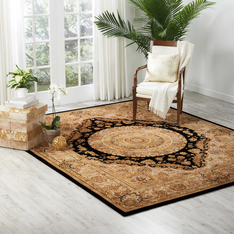 Boothwyn Wool Oriental Indoor Rug, Rectangle 2'6" x 4'