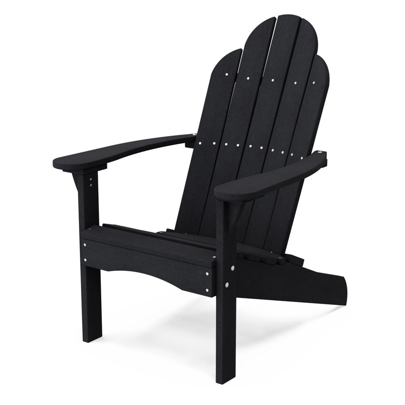 Classic Adirondack Chair, Black