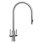 Industrial 2 Handle Pull-Down Kitchen Faucet Ext. Reach, Toggle Sprayer