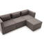 Canapé modulaire de coin 86,6 po Estacia-968720193