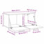 vidaXL Wall Cabinet Wall-mounted Engineered wood Storage Unit Rustic Design-1351054493