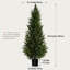 Cèdre artificiel dans un pot, faux arbre-1219485046