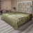 Ambesonne Map Top Flat Sheet Nostalgic World Map Army Green-109139067