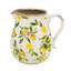 Ileah Ceramic Pitcher Vase with Lemon Motif-708911757