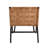 Woven Leather Accent Chair