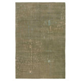 Prati Abstract Area Rug in Green/Gray/Neutral