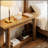 2-Tier Foyer Table With Rustic Charm And Spacious Storage, Perfect For Entryways And Living Rooms-1585063260