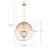 Jereld 6 - Light Dimmable Globe Chandelier