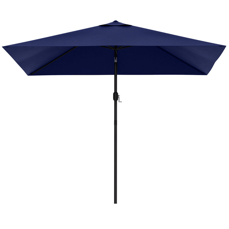10 x 6,6 pi Parasol de patio extérieur imperméable avec protection UV, Bleu