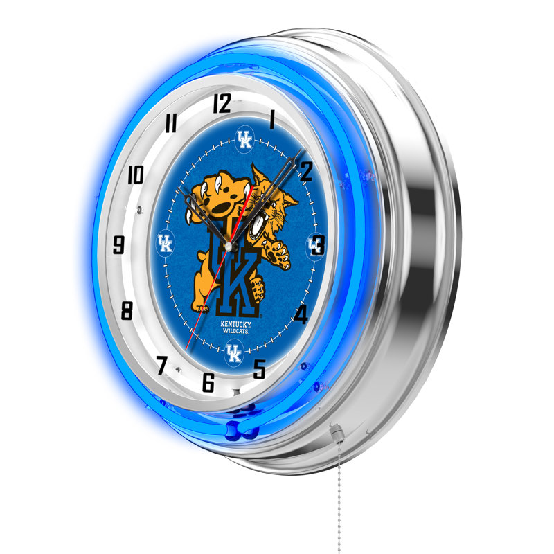 Horloge murale 19 po NCAA, Wildcats de Kentucky - Wildcat