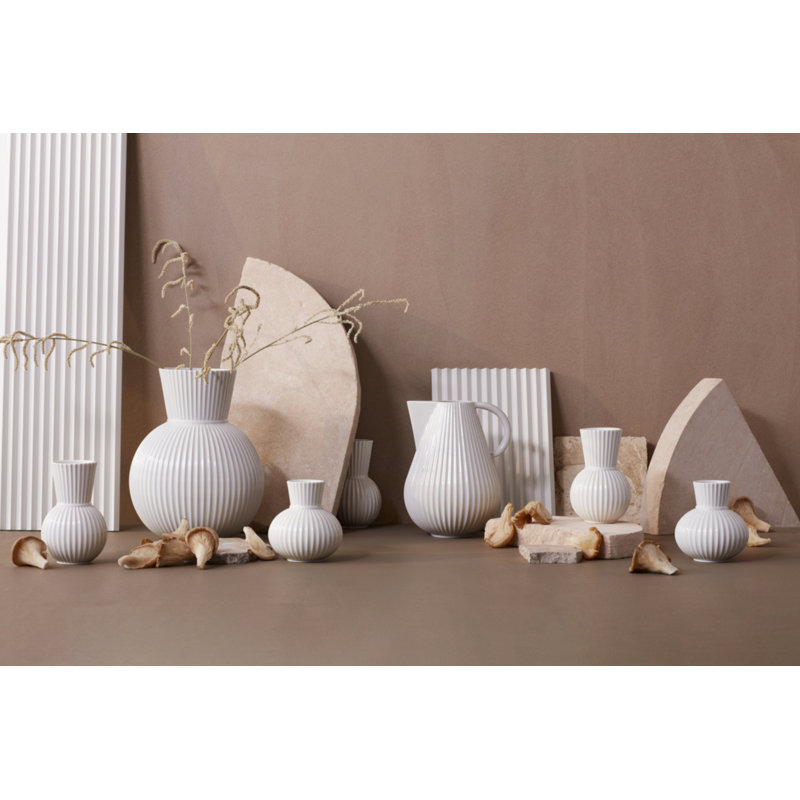 Table Vase, 13.4" H x 10.2" W x 10.2" D