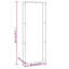Murzike 80cm W Metal Log Rack