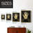 Celestial Palm Framed Print - Solid Wood