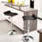 Swivel Upholstered Adjustable Height Counter Stool with Metal Frame-460268995