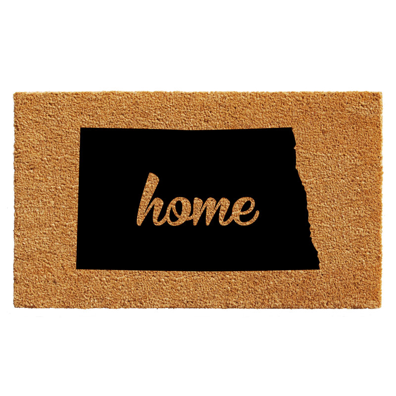 Tapis de porte d’extérieur antidérapant north dakota Wiprecht, L 0,6 po x l 29 po x P 17 po