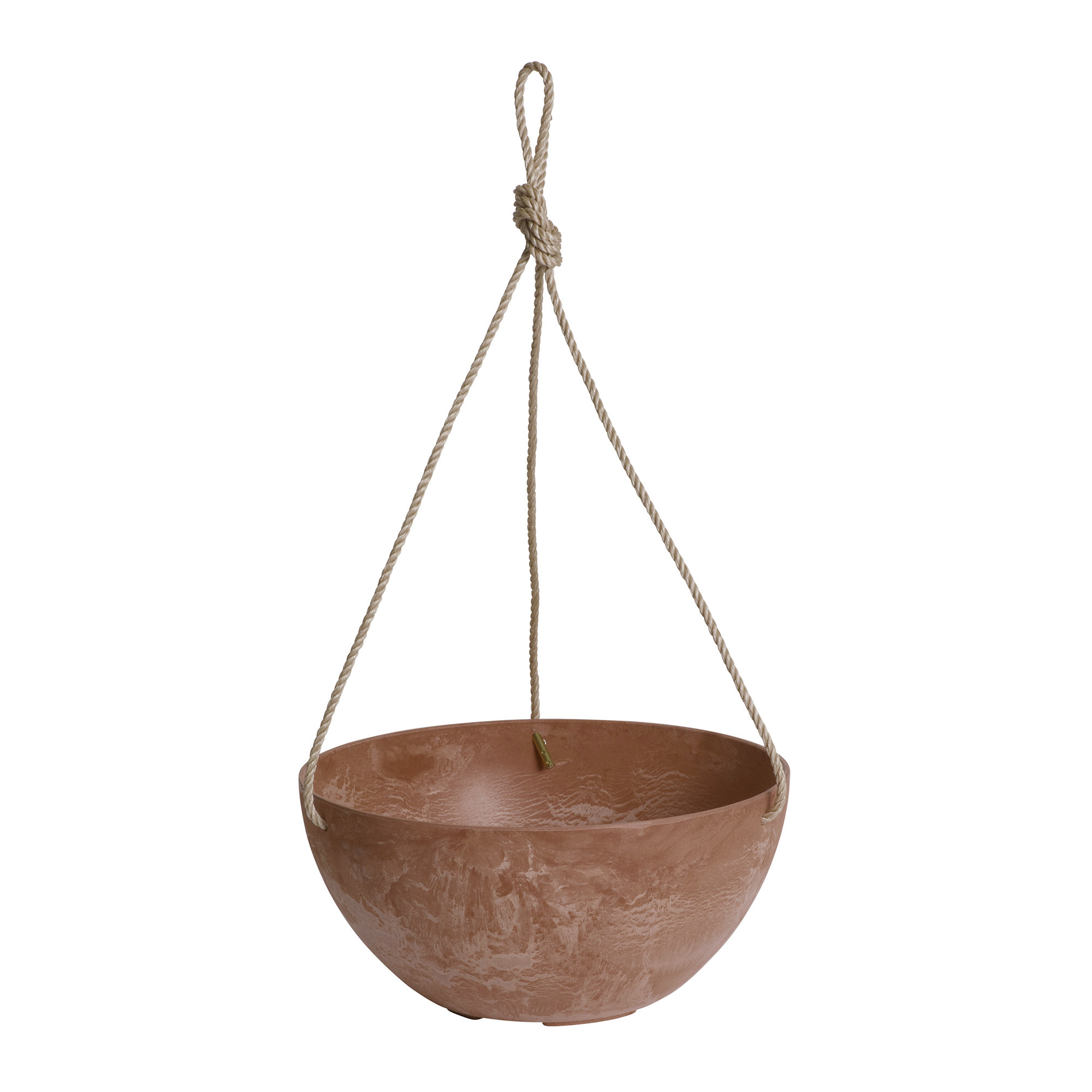Pollyanna Hanging Planter Latitude Run Color: Rust Size: 4.75" H x 10" W x 10" D