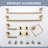 10 - Piece Bathroom Hardware Set-93687841