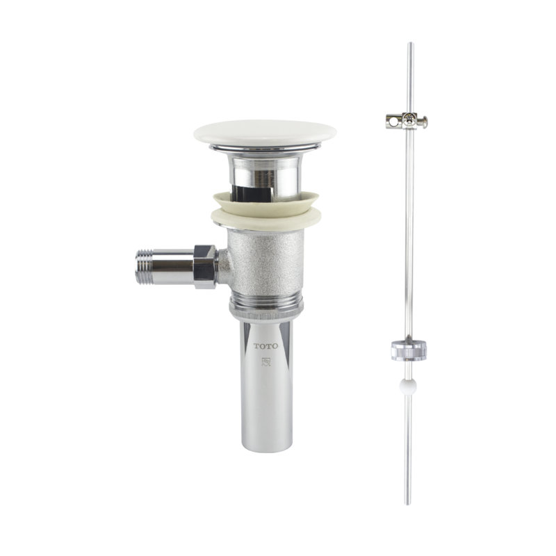 Ensemble de robinet de robinet à levier avec couvercle en céramique blanc TOTO THP737 # 01