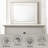Laveda Pearl White Finish Mirror W/LED