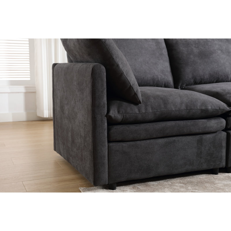 Dark Gray 5 U-Shaped With Removable Frame, 5,