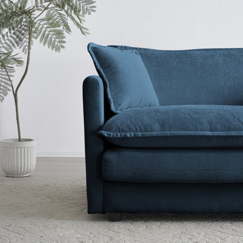 Fauteuil de lecture moderne en tissu chenille avec canapé à siège simple et moderne Modern