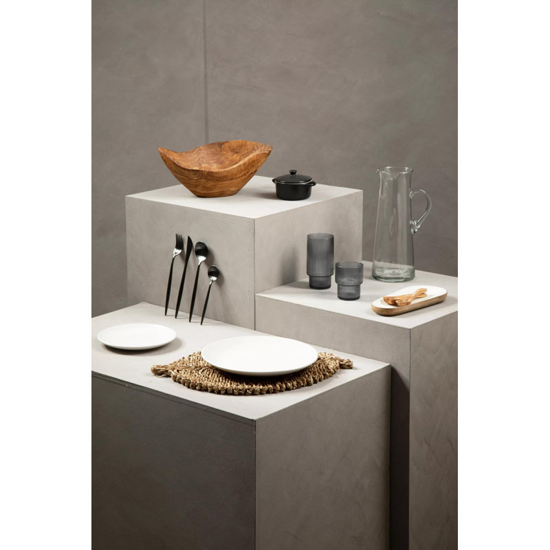 Gracie Oaks Moncada Wood Platter, 2cm H x 25cm W x 11cm D