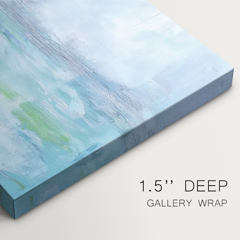 Abstract Seris 6 #XCII-Gallery Wrapped Canvas, 16" H x 32" W