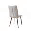 Ensemble 2 pièces de chaises de salle à manger Modern Velvet avec sièges rembourrés et cadres en fer robuste-794051240