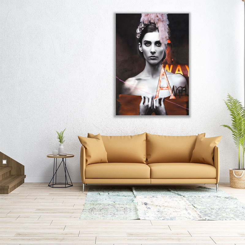 Ange 2 - reproduction d'art sur toile, H 40 po x l 30 po