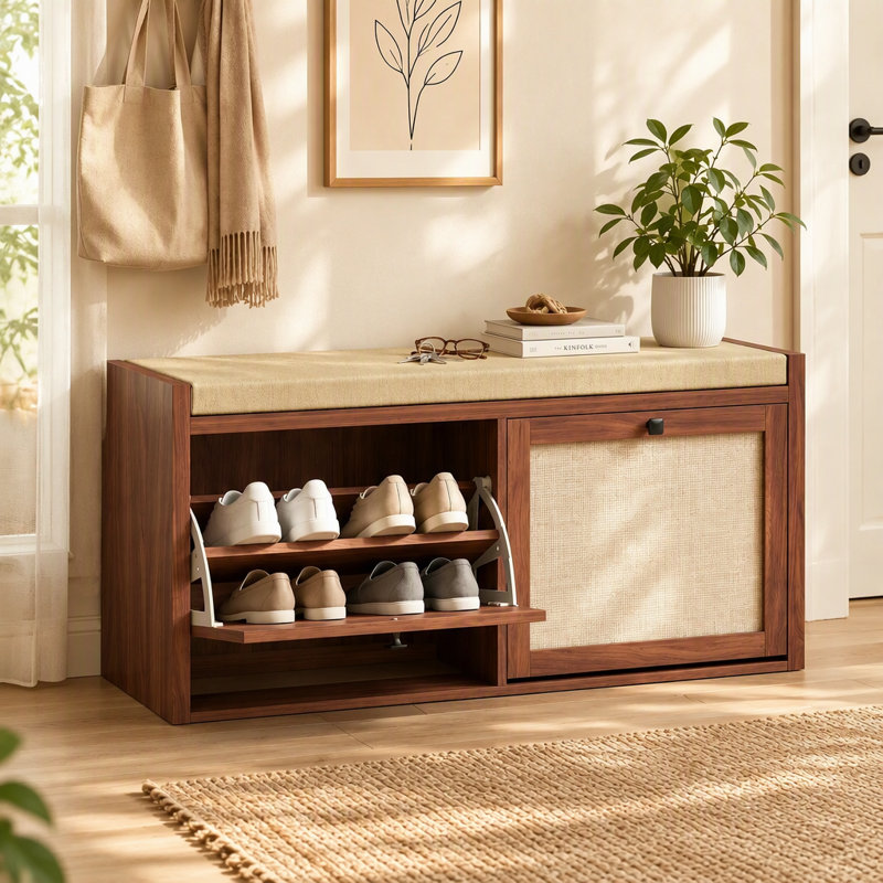 Fabric Upholstered Bench