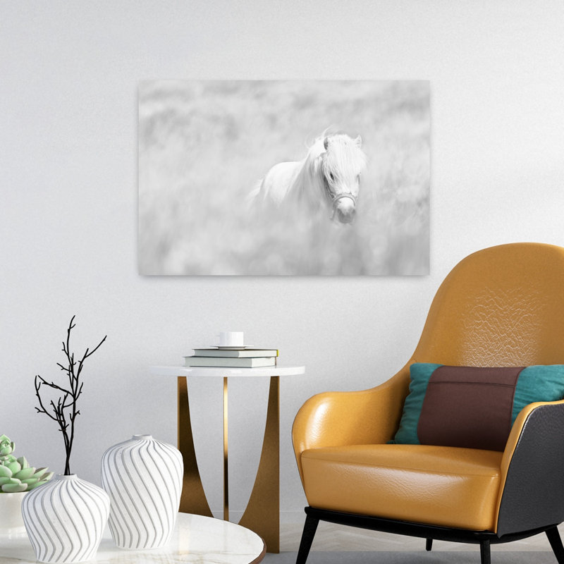 Dreamy White Pony Dreamy Elegant Horse