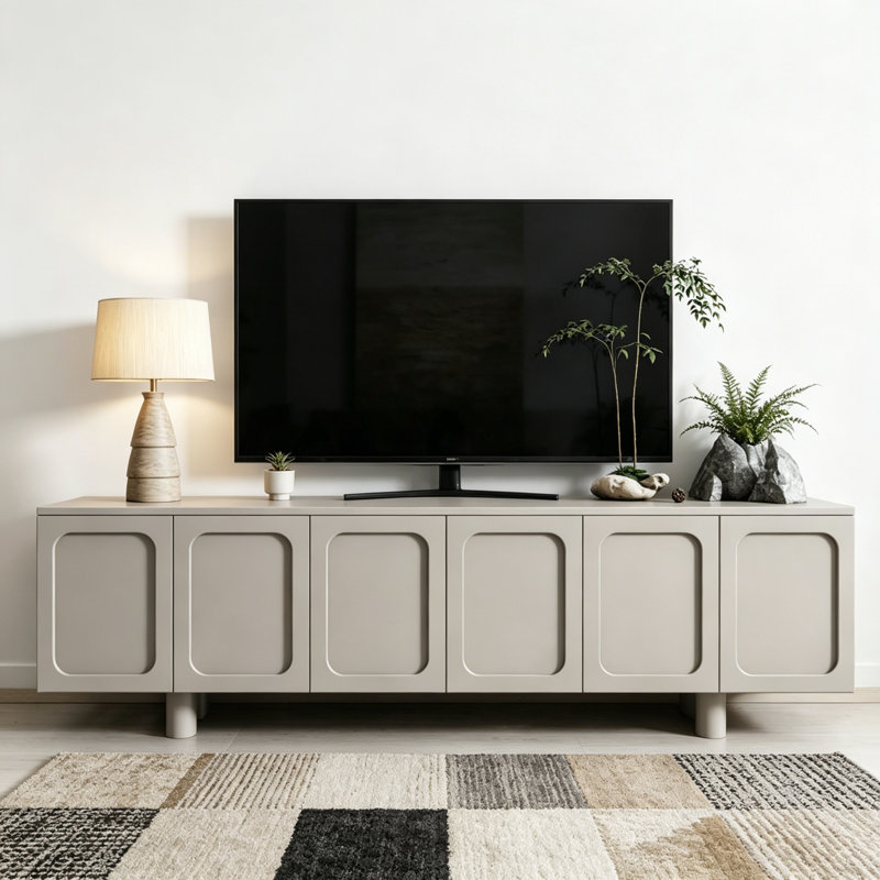 Meuble télé Modern Minimalist Art, Gris