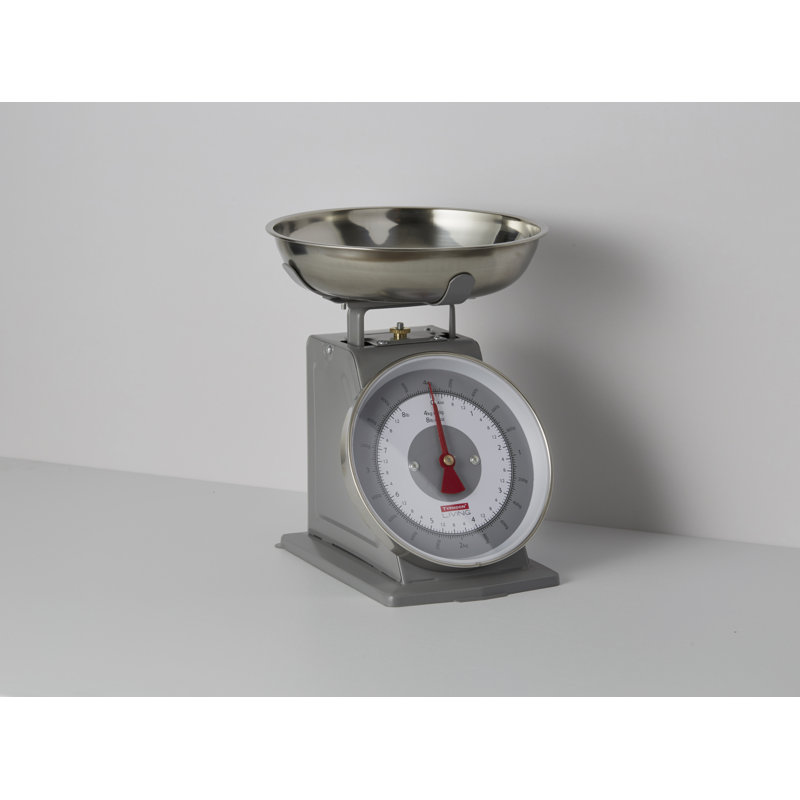 Living Mechanical Kitchen Scale, Grey