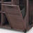 78.3 Inch Outdoor Kitchen Island With Foldable Grill Table, Trash Can Storage, And Stainless Steel Top For Enhanced Cooking And Entertaining-125823111