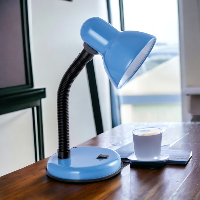 Naheda Metal Desk Lamp, Blue