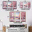 «Pink Winter Window By The Lake», art mural paysage d'hiver-150089923-150089922