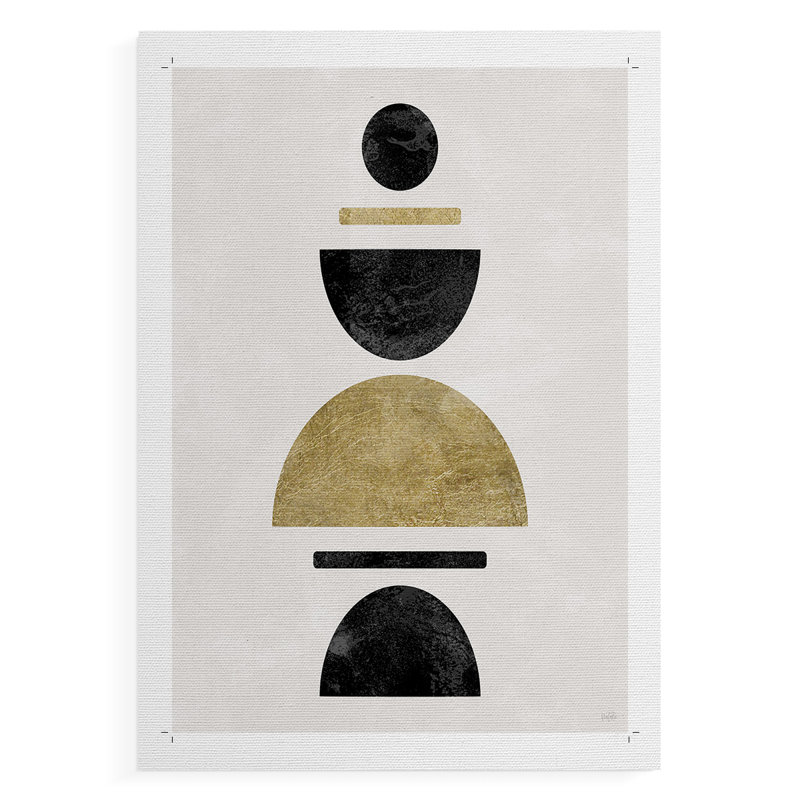 Modern Stack -Canvas Print Only - NOT FRAMED, 48" H x 32" W