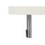 Éclairage, ensemble de 2, lampe de table de 17 po, port USB inclus, nickel métallique, abat-jour ivoire / crème, contemporain-710483850-710483861