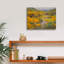 Toile rouge «Golden Explosion» par Christine Debrosky-2073854882