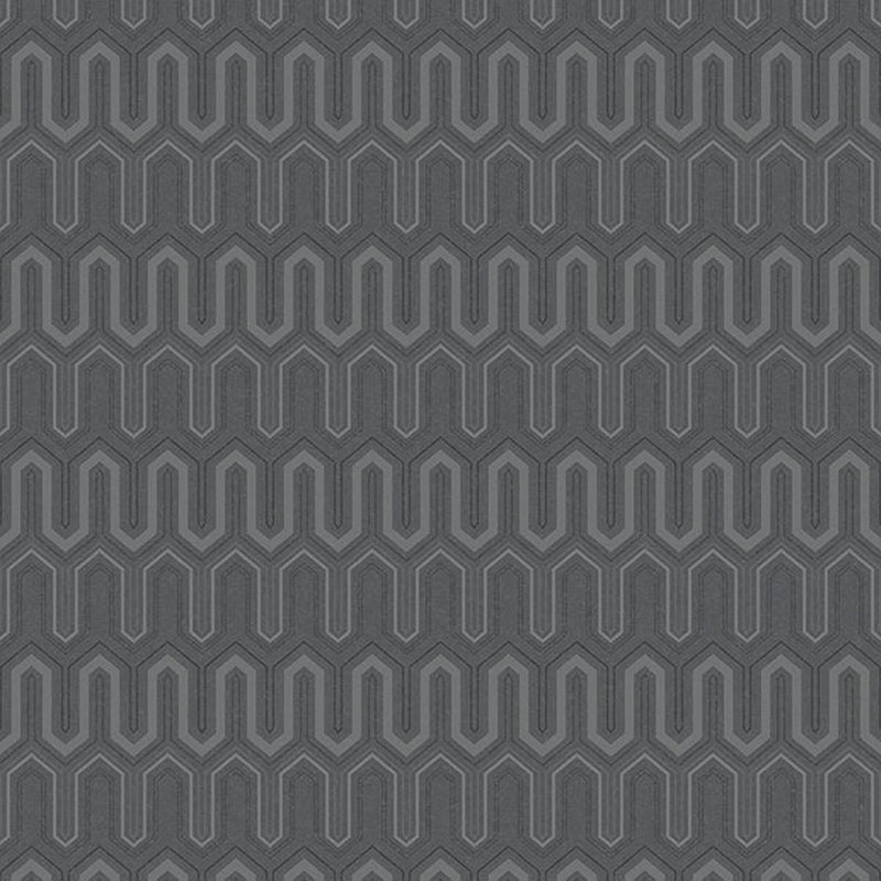33' L x 21" W Wallpaper Roll, Black