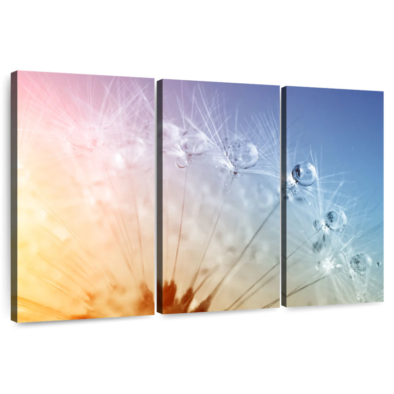 Harnek Dewdrops On Dandelion Seeds, 42" H x 65" W