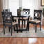 Hershel Baxton Studio Kara Modern Sand Dark Brown Finished Wood 5-Piece Dining Set-102079532