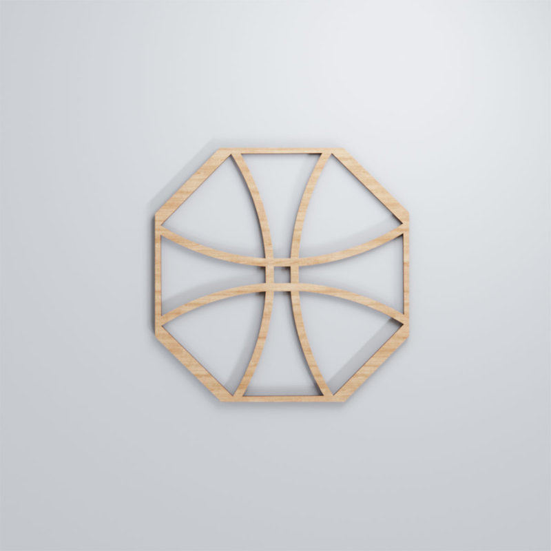 Panneaux muraux décoratifs en bois Haswell, Aulne, H 0,375 po x l 23,375 po x L 23,375 po