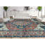 Tapis rouge / bleu / beige tissé à la main de haute qualité-72023346