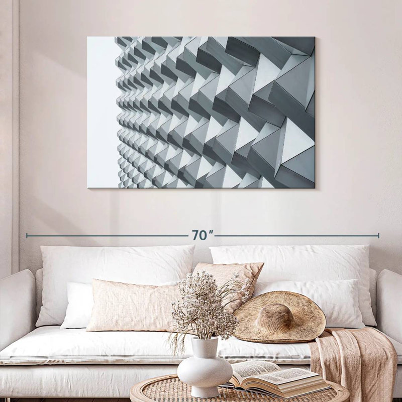 Lilie Geometric Facade, 30" H x 45" W