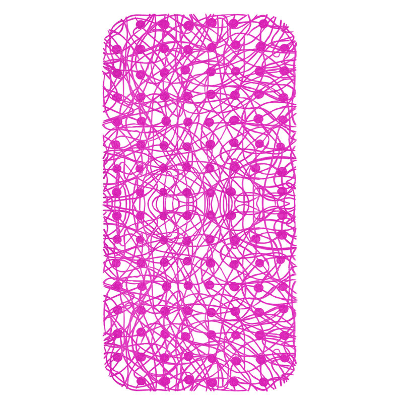 Tapis de douche en velours Falkirk, Mauve clair