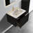 24" Bathroom Vanity With Striped Black Oak & White Ceramic Sink - Value For Money Oak, Fascination-2010306467-2010306461