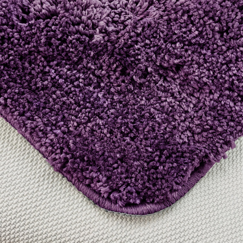 Super Soft Cosy Comforting Lexington Bath Mat Set, Purple